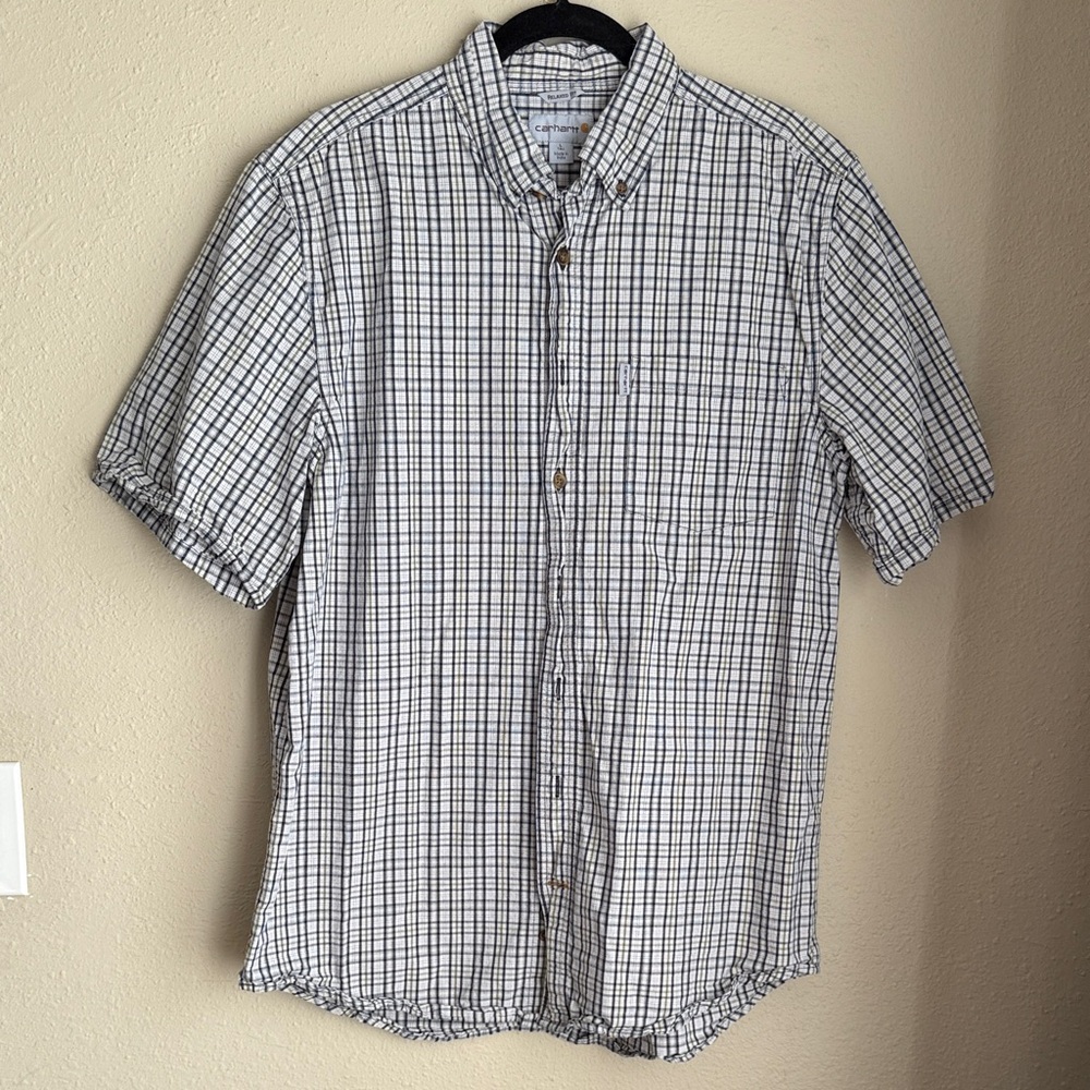 Carhartt Men's Checkered Button-Down Shirt